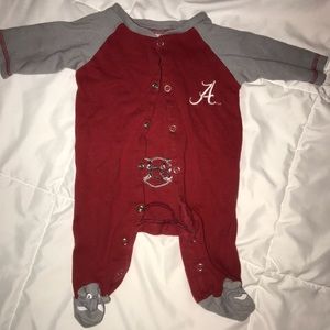 Alabama footie pajamas